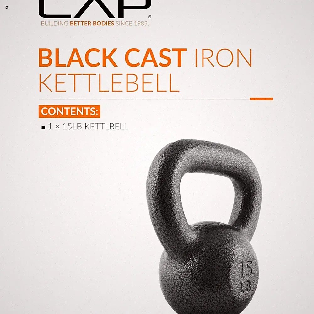 Cast Iron Kettlebell - Singles and Sets, Multiple Weight Choices