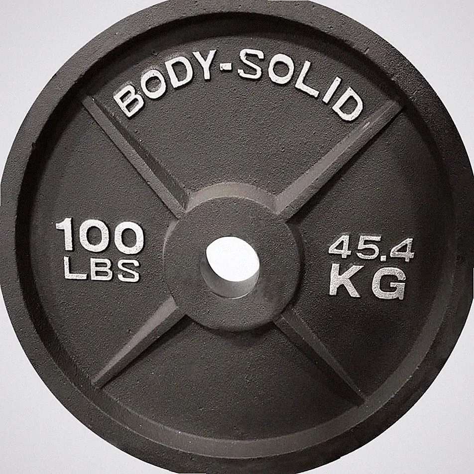 Cast Iron Olympic Single Weight Plate Free Weights Dumbbell Plates 2 Inch