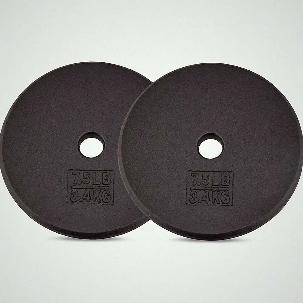 Cast Iron Weight Plates for Dumbbells Standard Weight Disc 1 in