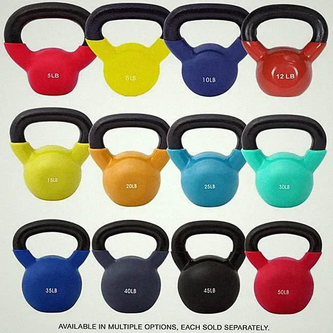Champion Sports J-VKB35 35 lbs JFIT Vinyl Kettlebell