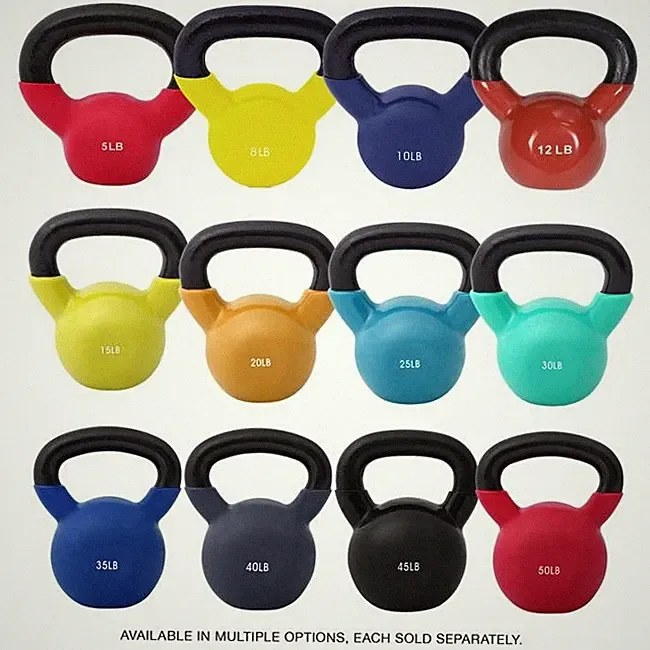 Champion Sports J-VKB50 50 lbs Vinyl Kettlebell