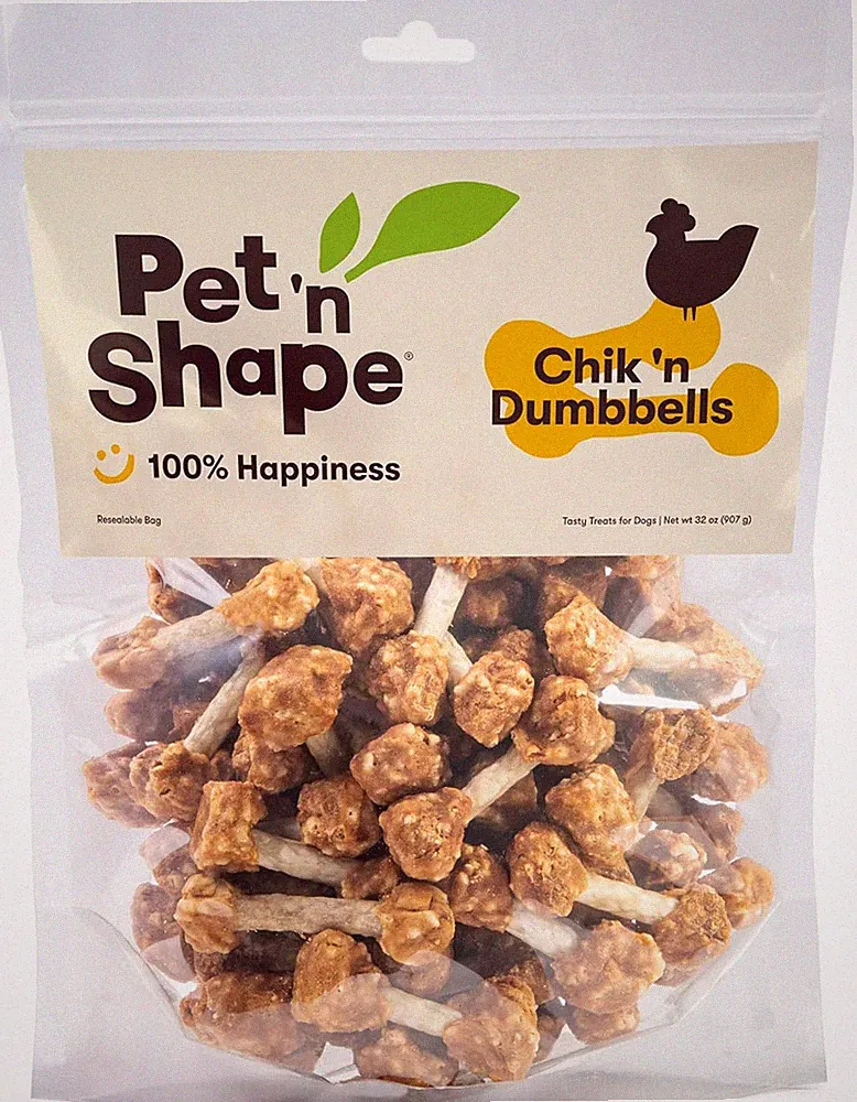 Chicken & Rice Dumbbells Dog Treats, 32 Oz