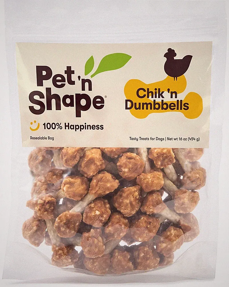Plastic Dog Dumbbells