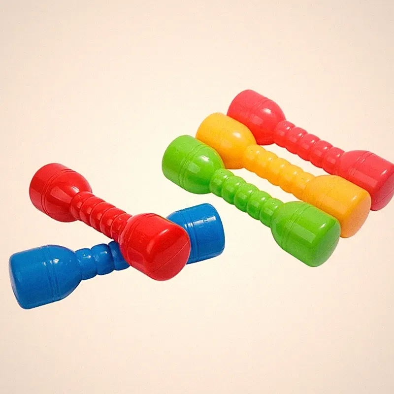 Children’s Plastic Gym Dumbbells Home Fitness Weights Toddler Indoor Sports Accs