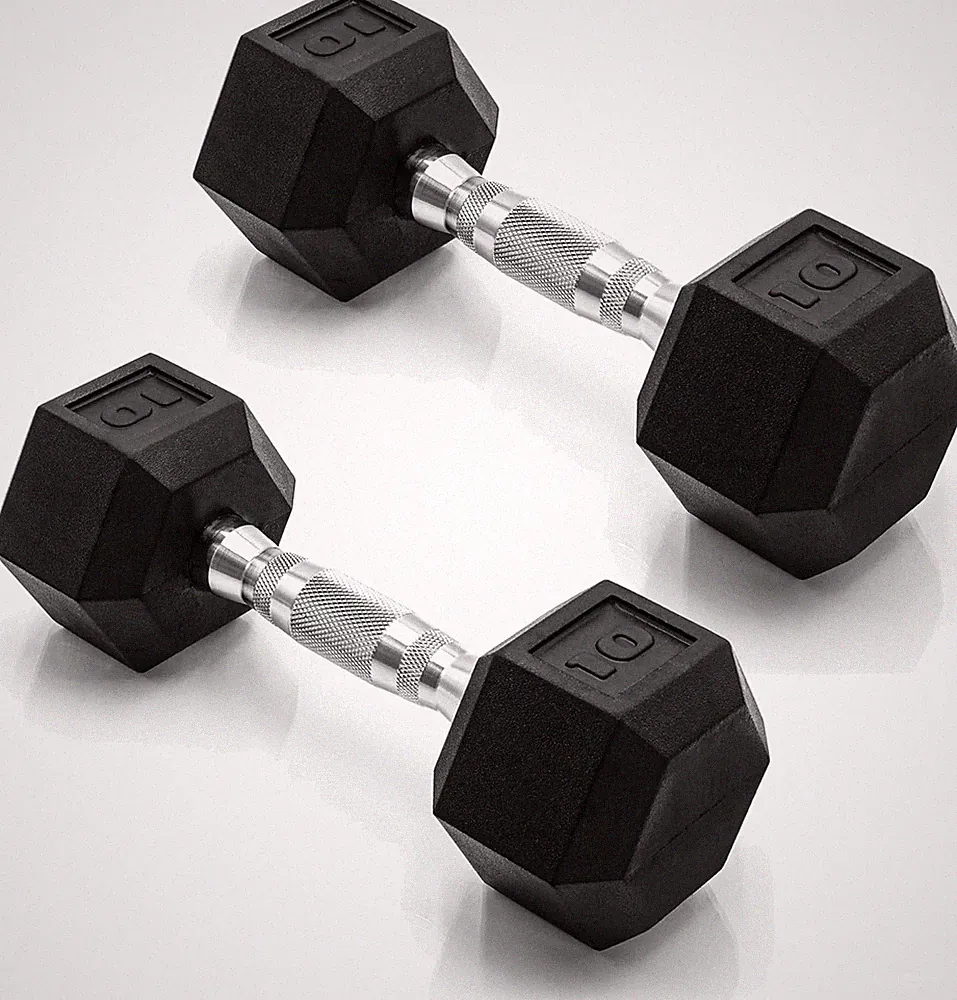 Coated Dumbbell Weights, Various Weight Selections, Available in Matching Pairs