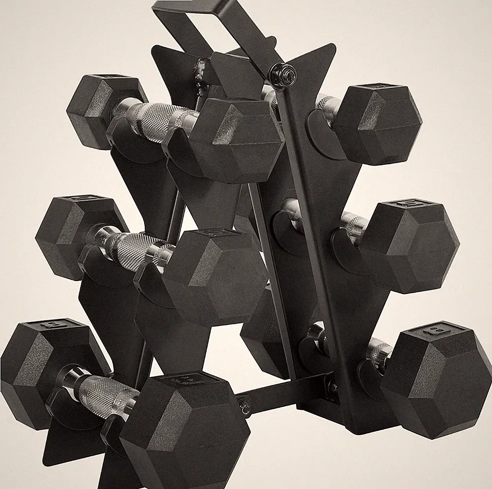 Coated Hex Dumbbell Set