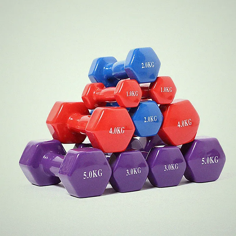 Color fitness dumbbells