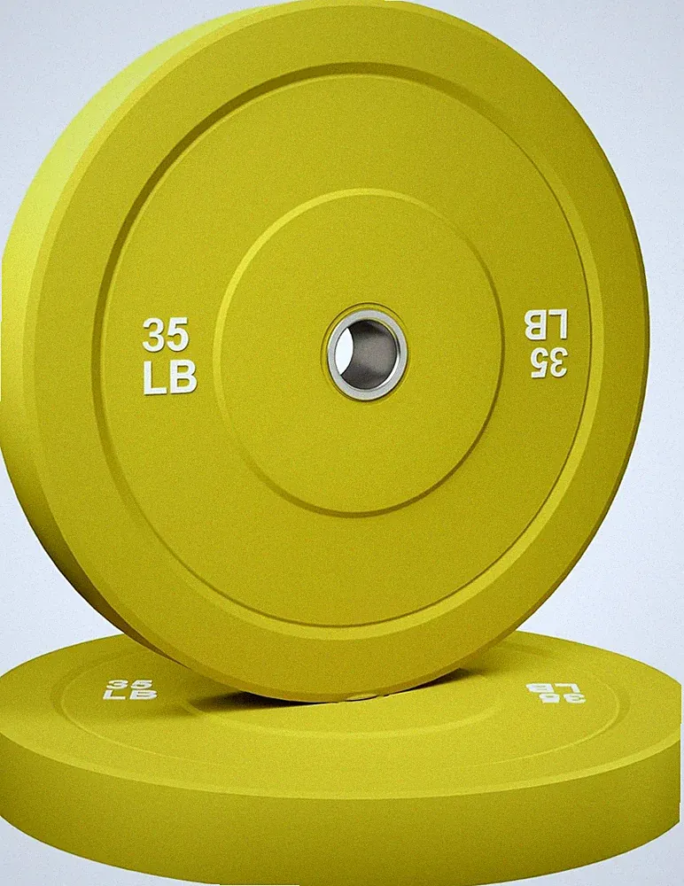 Colored Bumper Weight Plates Olympic Weight Plate Set 2-Inch, 10/15/25/35lb