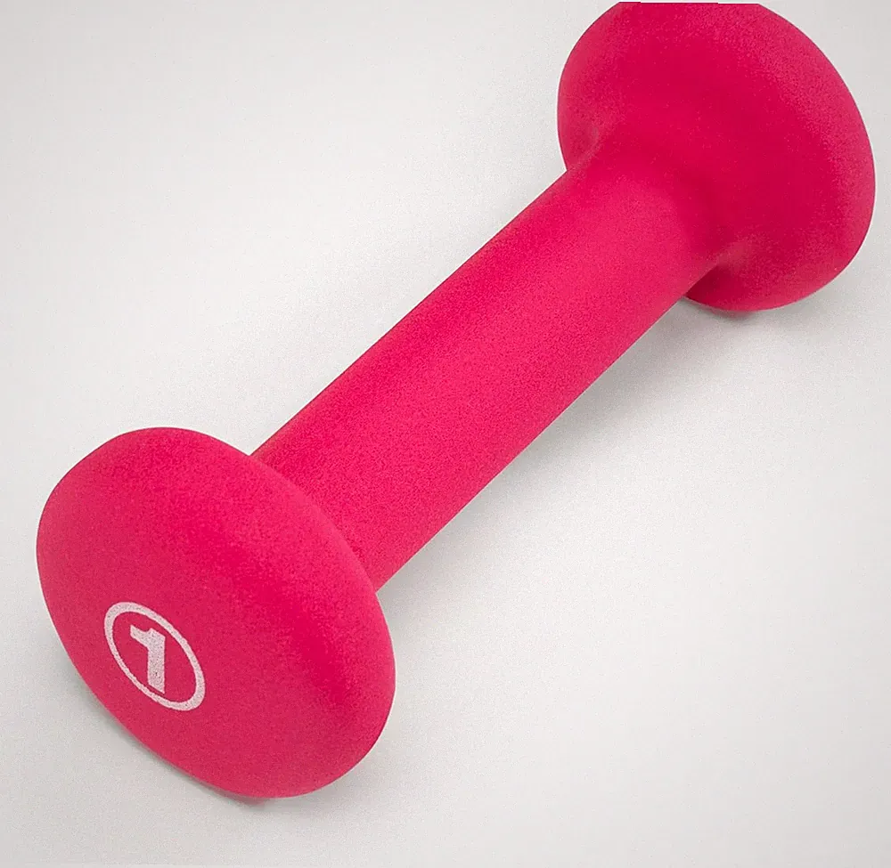 Colored Neoprene Dumbbell Set - Lightweight Hand Weights for Home Gym