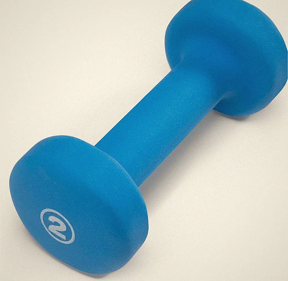 Colored Neoprene Dumbbell (Sold in Singles) Hand Weights, Exercise Free Weights