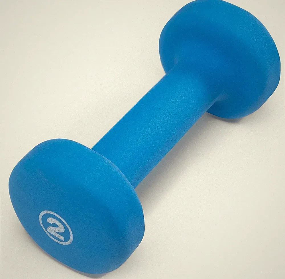Colored Neoprene Dumbbell (Sold in Singles or Set) Hand Weights, Exercise Free W