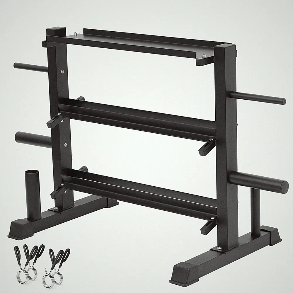 Cometofit Adjustable Dumbbell Rack Organizer Stand Storage Rack Kettlebells