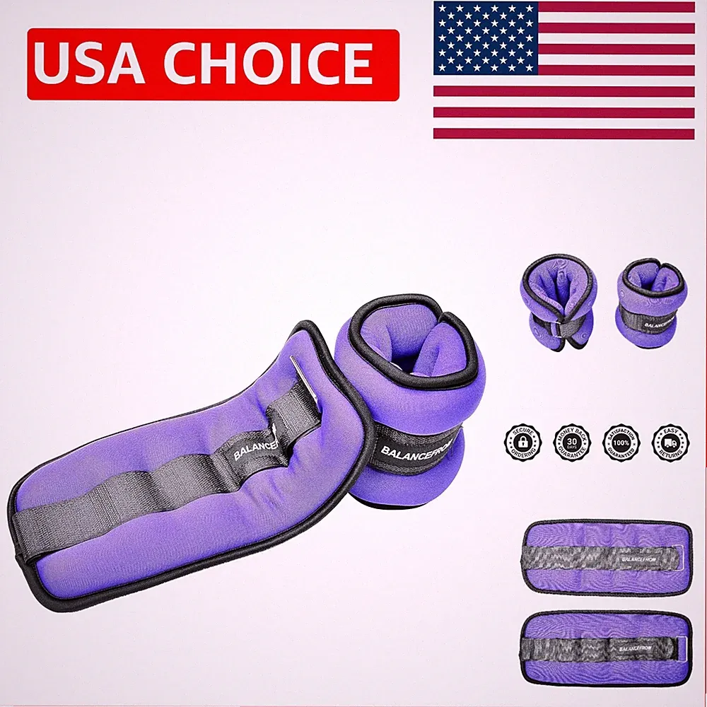 Comfortable 5 lb Pair Ankle & Wrist Weights – Ideal for All Fitness Levels