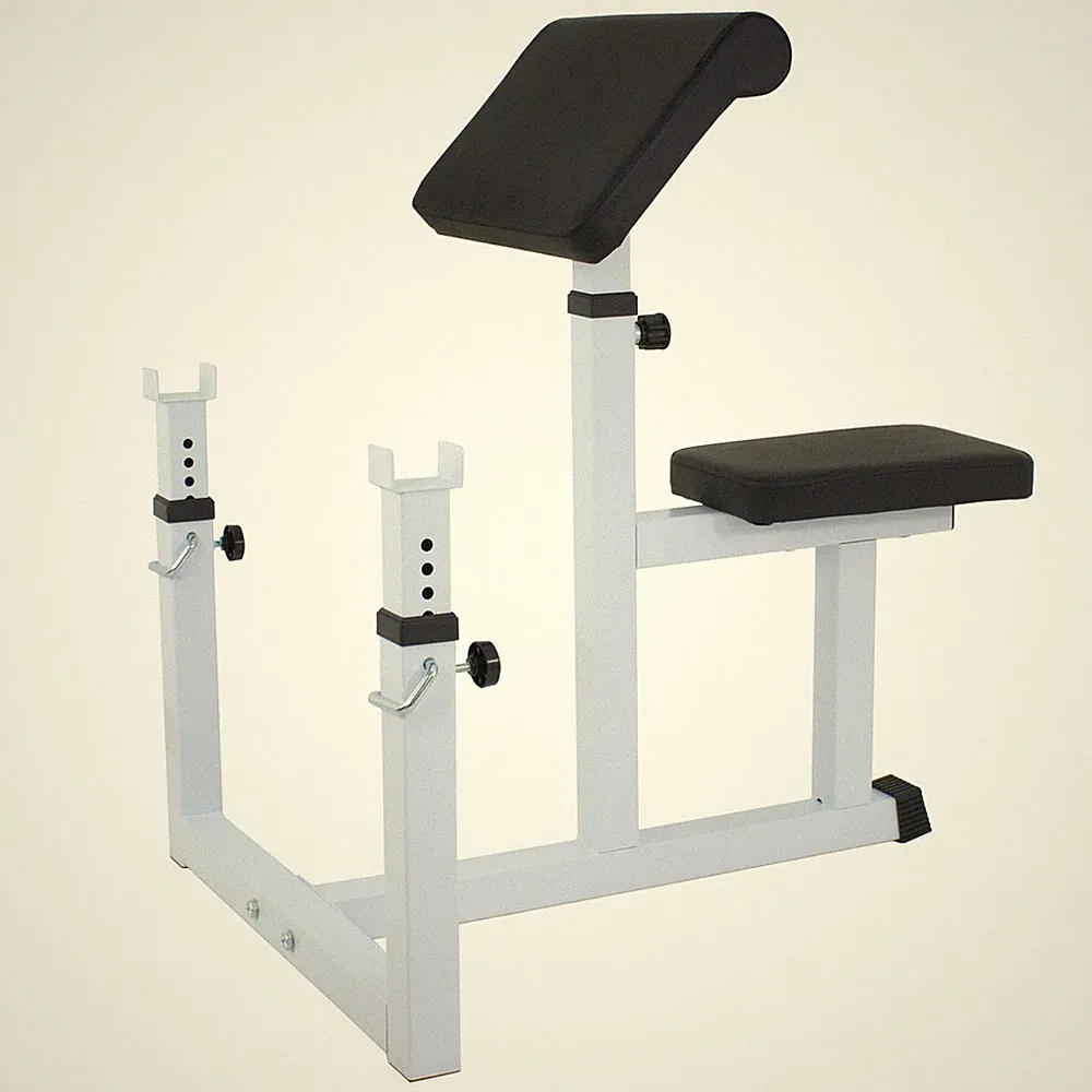 Commercial Preacher Curl Bench Weight Seated Preacher Isolated Dumbbell Biceps