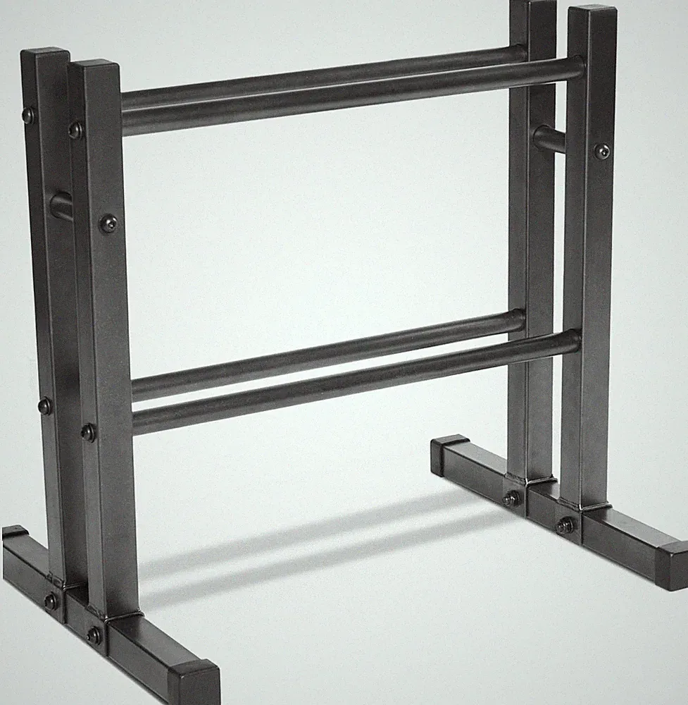 Compact Dumbbell & Kettlebell Rack - Space-Saving Home Gym Storage Solution