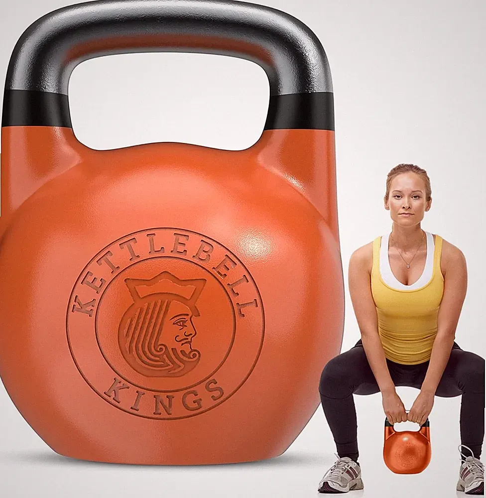 Competition Kettlebells Weight (35Mm Handle) 8-48 KG | Hand Weights Workout Gym