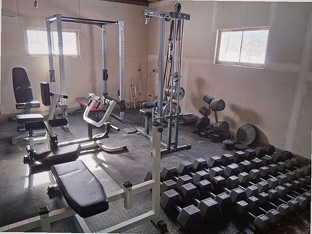 Complete Home Gym - Dumbbells, Weight Plates, Squat Rack & Machines
