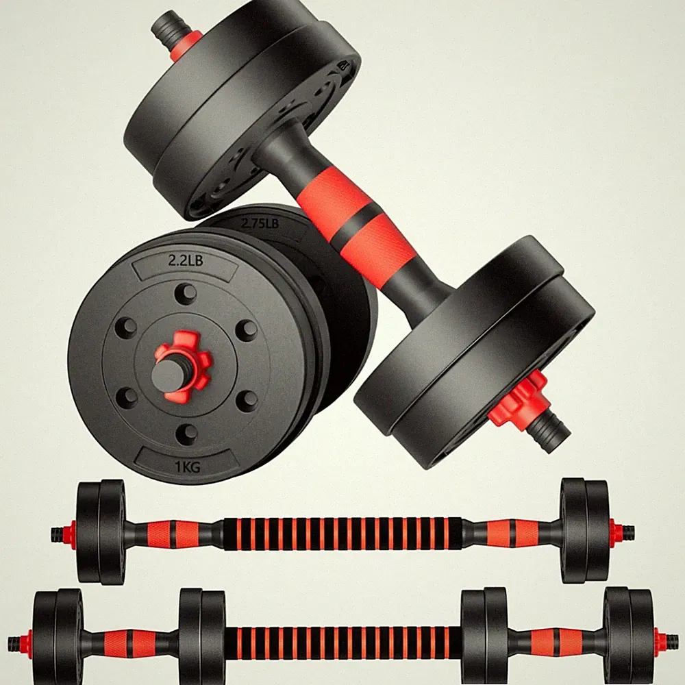 Convertible Dumbbells to Barbell Set, Lightweight Equipment