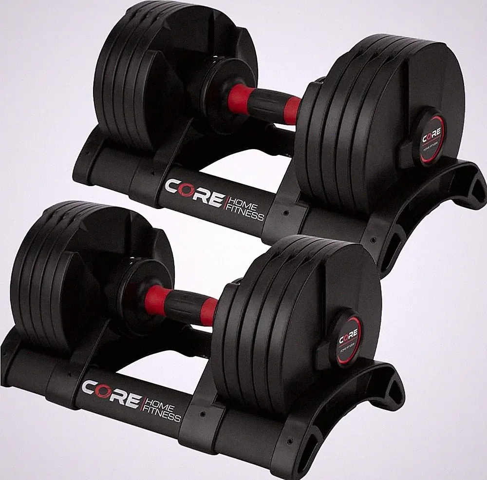 Core Fitness® Adjustable Dumbbell Weight Set by Affordable Dumbbells