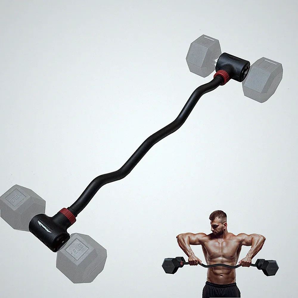 Curl Dumbbell Barbell Converter Bar Adjustable Weight Capacitry For Gym Strength