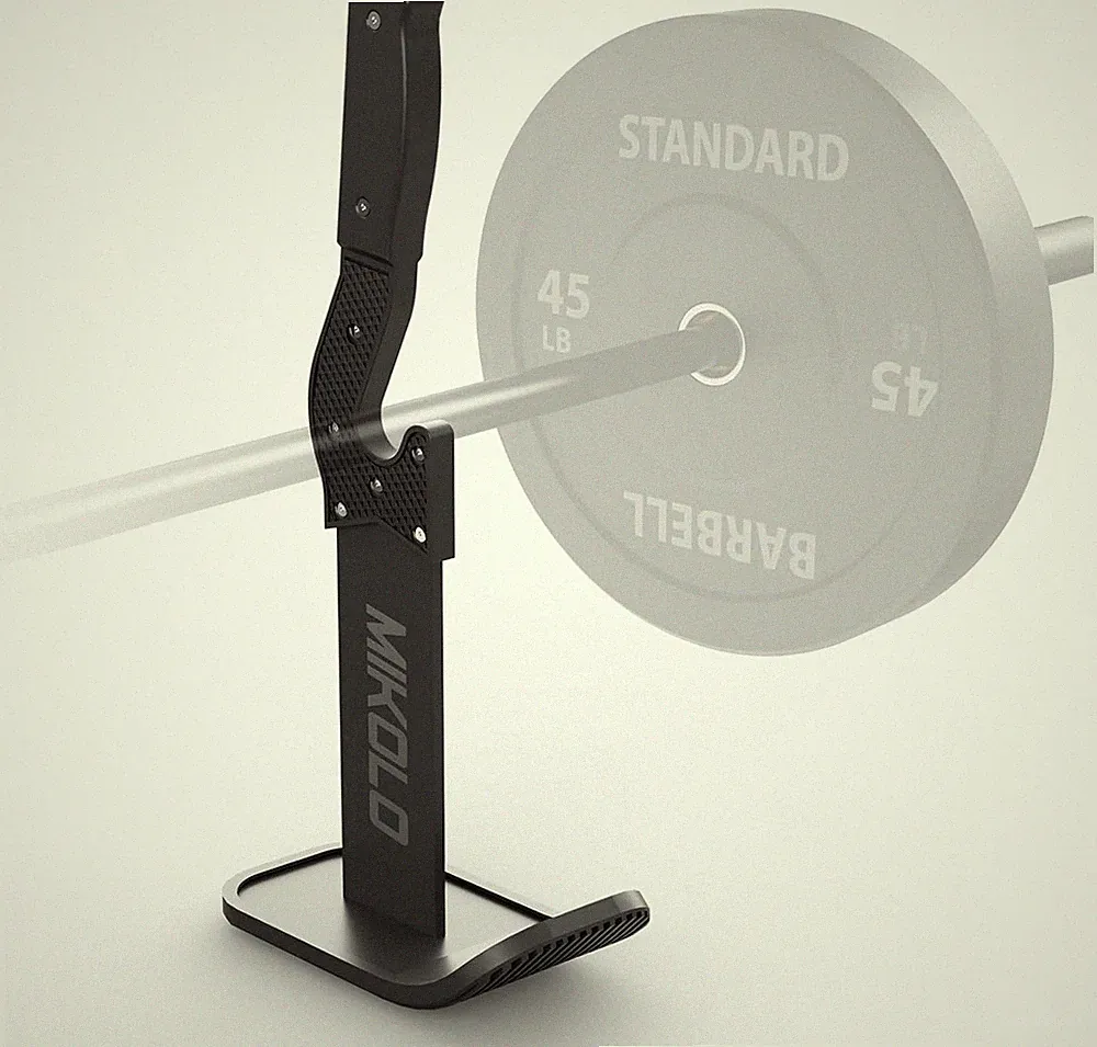 Deadlift Jack Barbell Jack Unload 660LB Barbell Stand with No-Slip Handle for