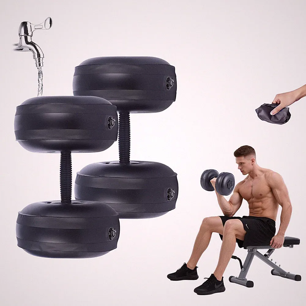 Deiris Portable Water - Filled Adjustable Dumbbells Set - Ideal for Travel, S...