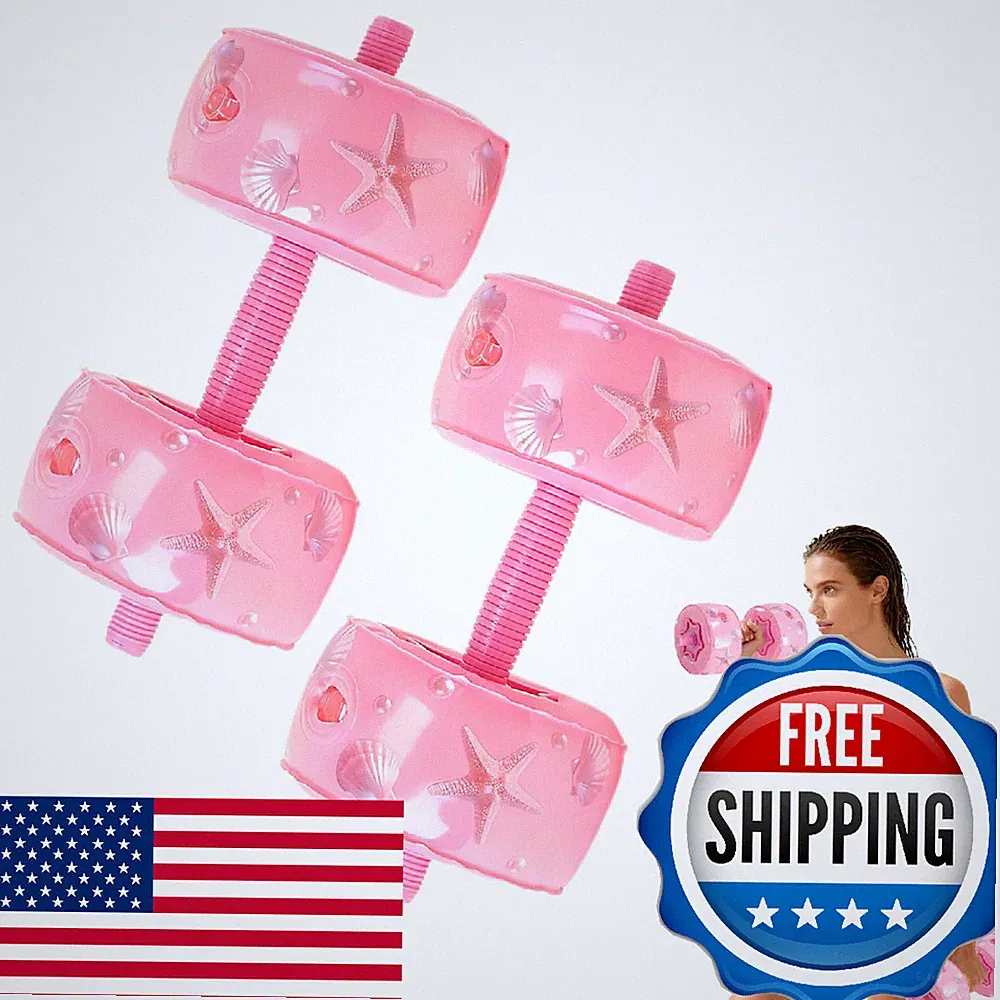 DEIRIS Travel Weights Water Filled Dumbbell Set of 2,6LB Hand Weights for Women