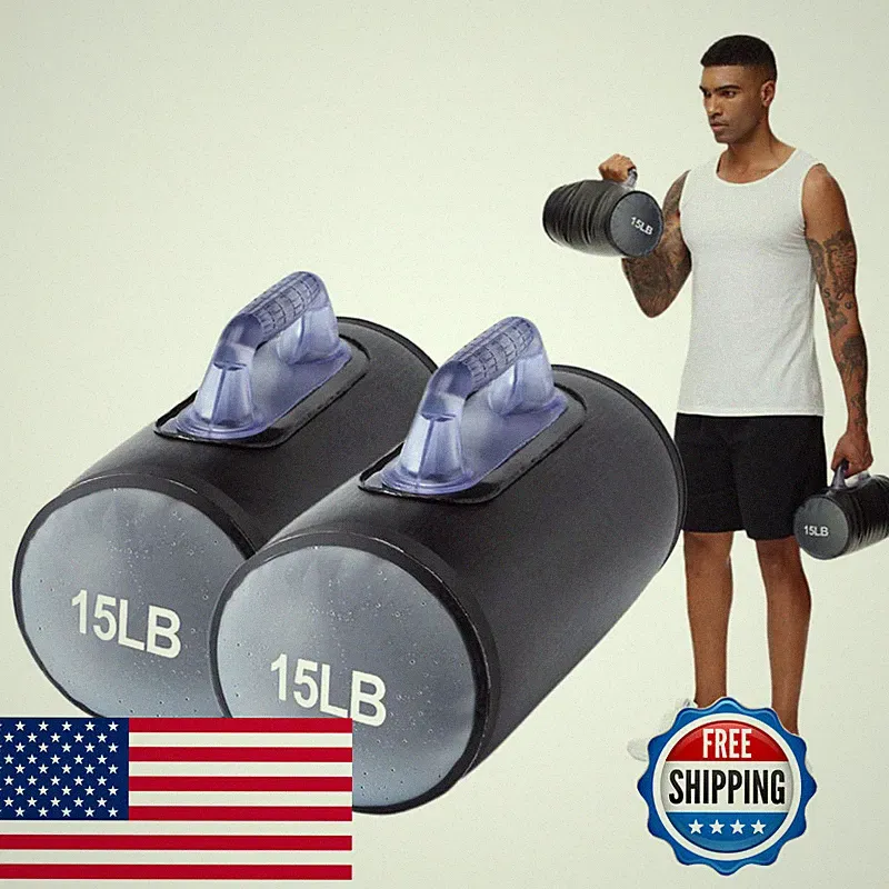 Deiris Water Dumbbells Water Filled Training Dumbbells Travel Weights Set