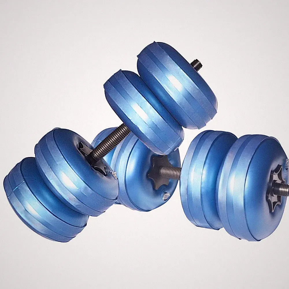 Deiris Water Filled Dumbbells Set - Water Filled Weights - Portable Travel We...