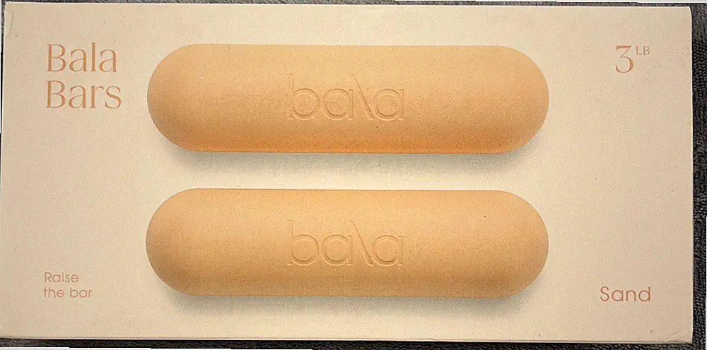 DISCONTINUED Bala Bars Baby Soft SAND 2 X 3 lb Hand Weights NEW