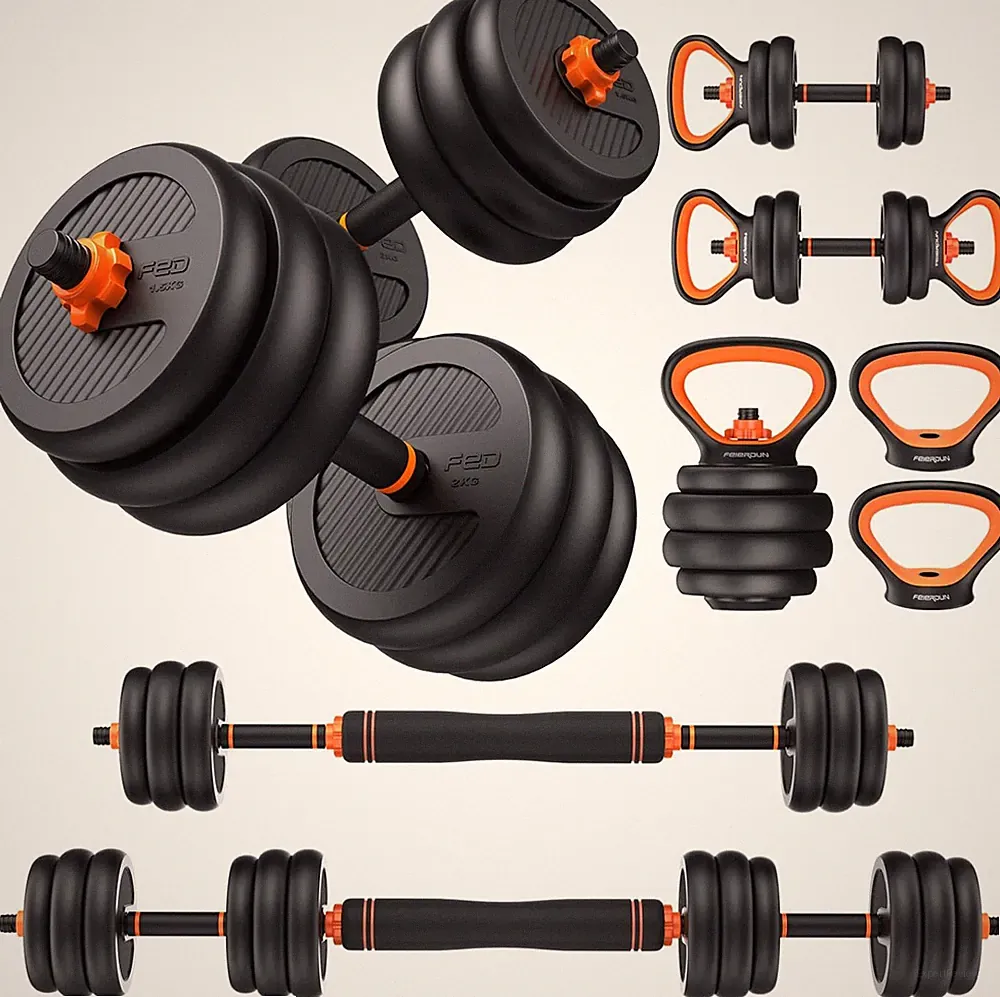 DS2 Adjustable Dumbbells, 20/30/40/45/70/90Lbs Free Weight Set with Connector, 5
