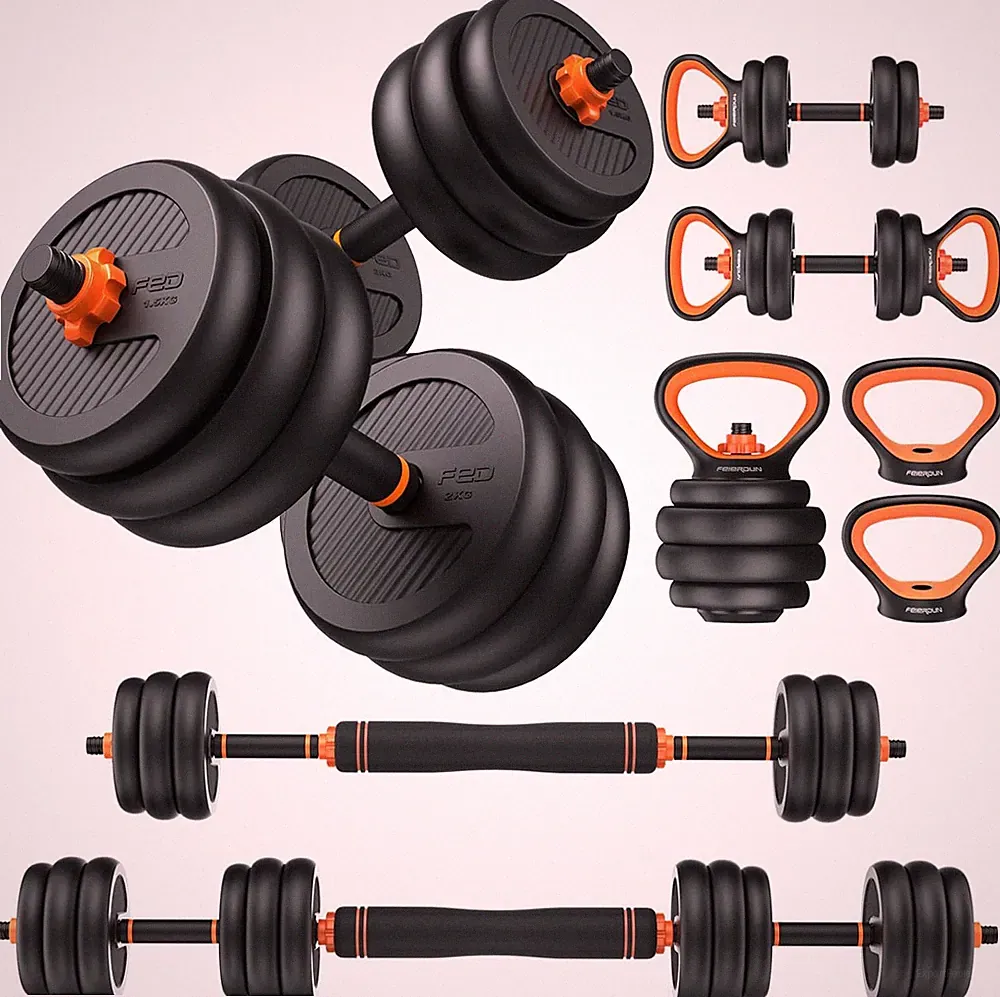 DS2 Adjustable Dumbbells, 20/30/40/45/70/90Lbs Free Weight Set with Connector, 5