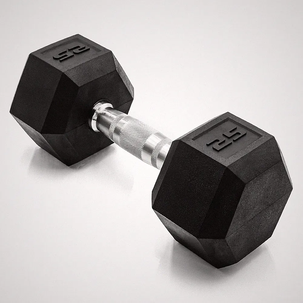 Dumbbell 25 LB Coated Hex Weight CAP Barbell SDRIS-025 Edition