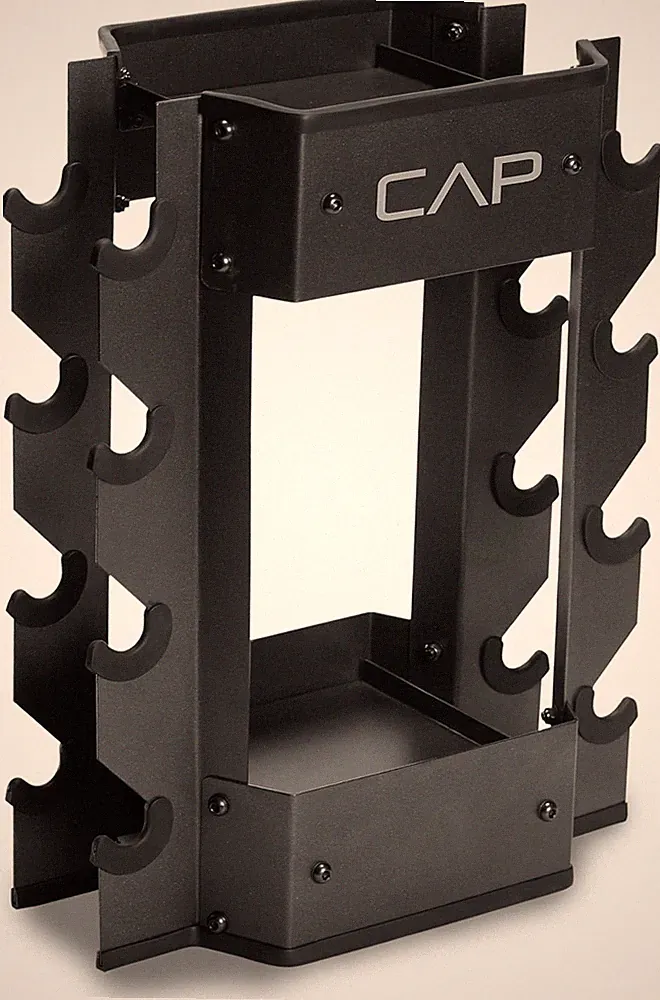 Dumbbell and Kettlebell Storage Rack - Compact Weight Storage for Home Gym