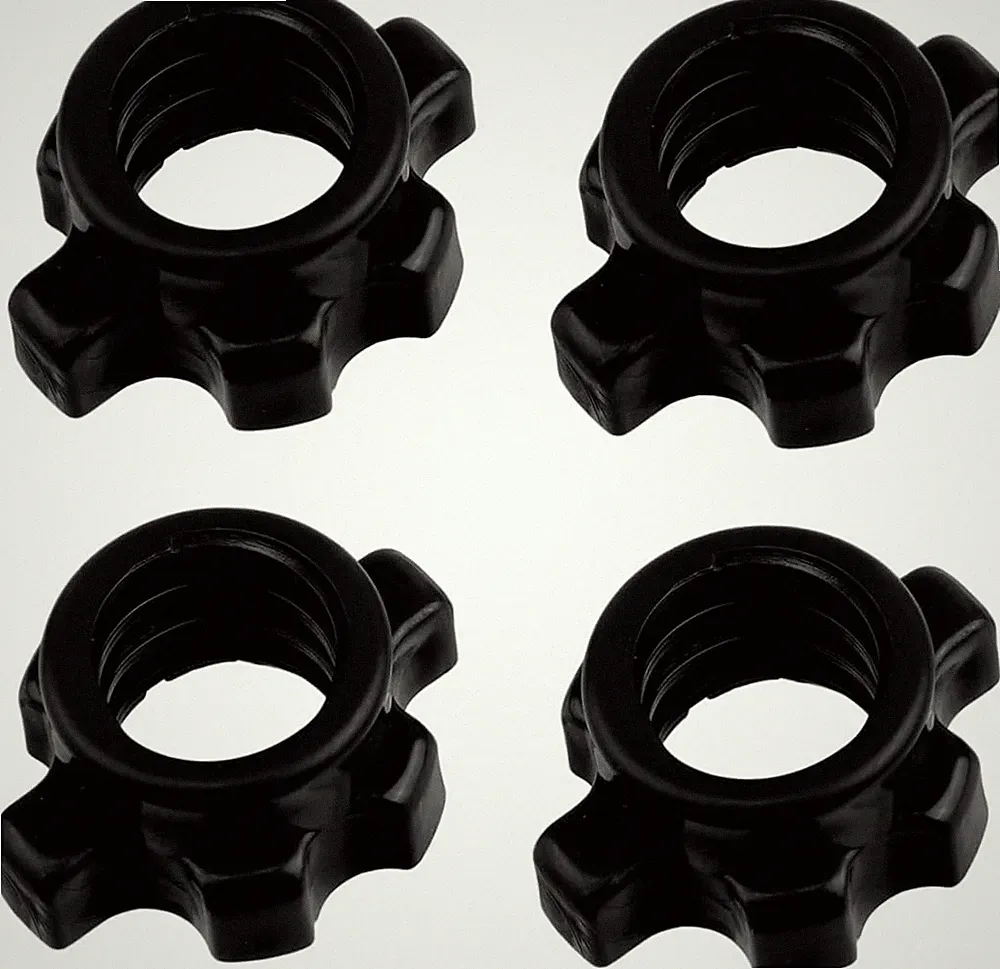 Dumbbell Bar Nut Clamp 1.88 Inch Barbell Screw Collar 4 Pcs Fitness Equipment Ac