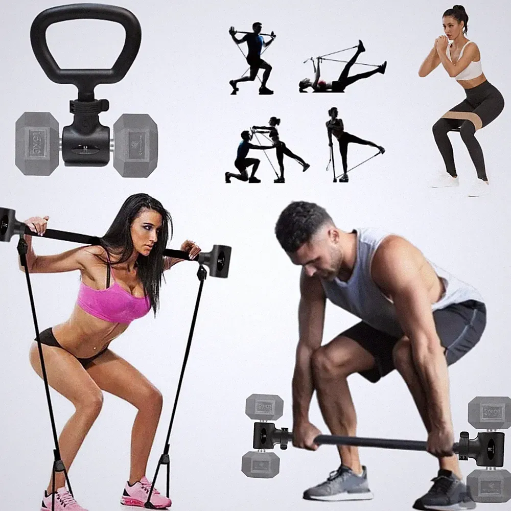Dumbbell Barbell Converter Bar Set.Dumbbell Kettlebell Converter. Dumbbell Co...