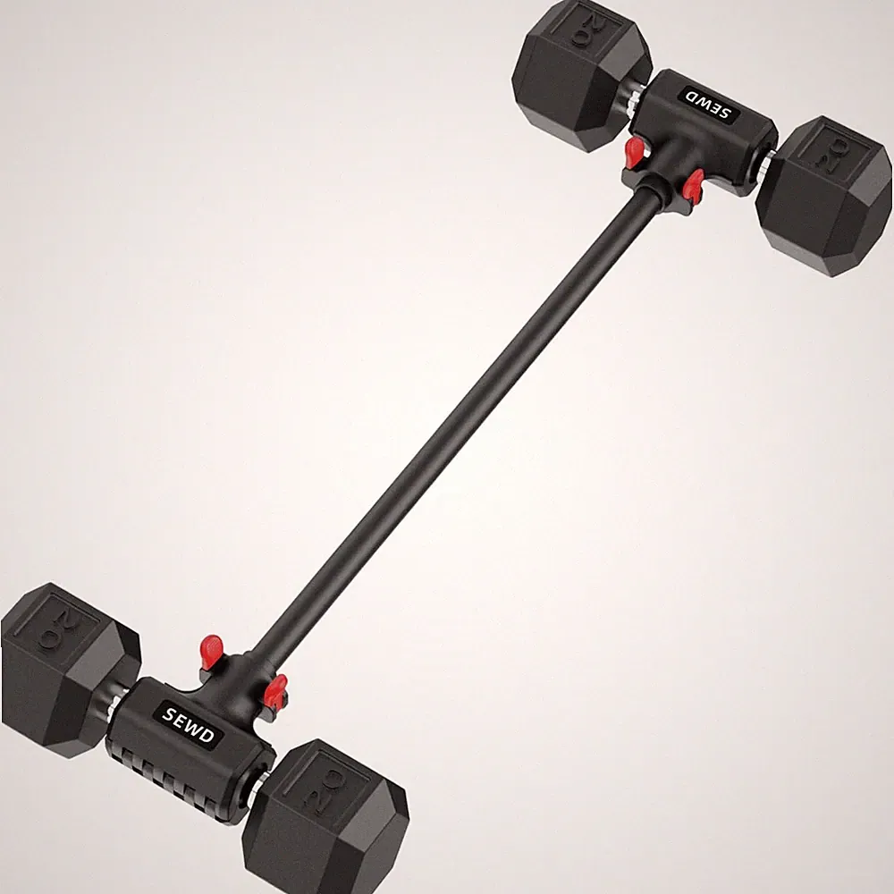 Dumbbell Converter - Turn Dumbbells into Barbell Set, Up to 220LB Capacity