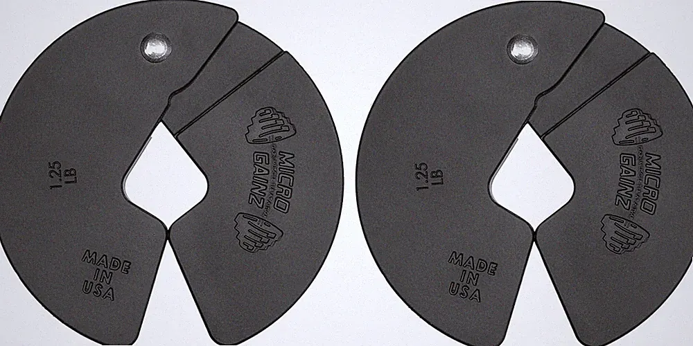 Dumbbell Fractional 1.25Lb Weight Plate, Ideal for Micro Loading, (Choose Color)