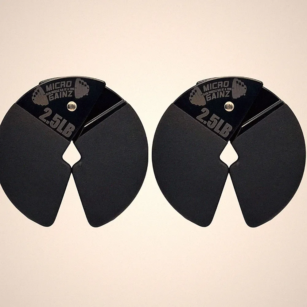 Dumbbell Fractional Weight Plates 2.5 lb 2 Piece Set - Ideal for Micro Loading