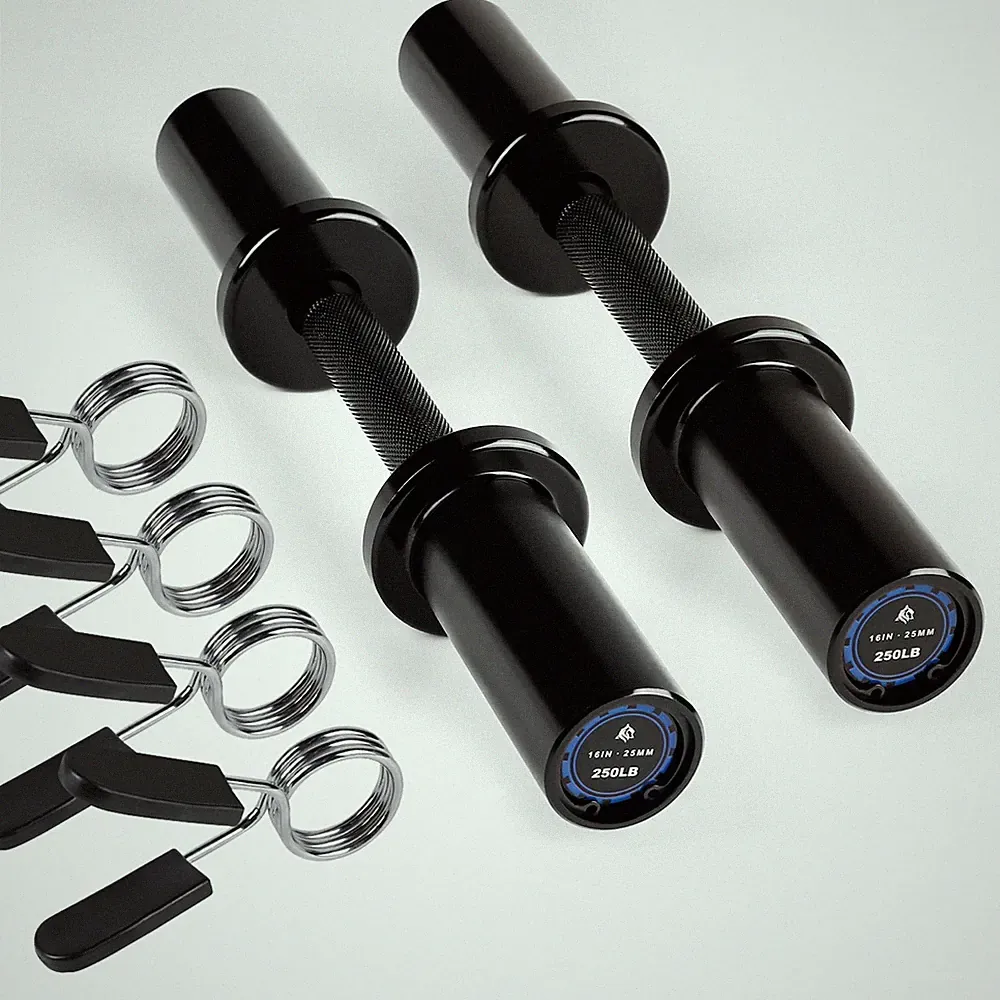 Dumbbell Handle 16 Inch Olympic Bar Loadable Weight Training LIONSCOOL Handles