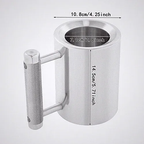 Stainless Steel Dumbbell Cup