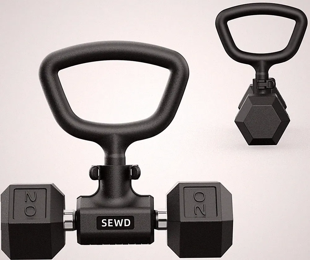 Dumbbell Kettlebell Converter by – Convert Dumbbells into Kettlebell for Home