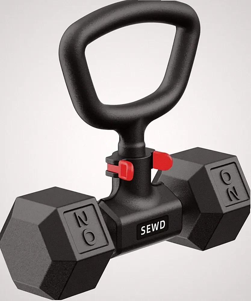 Dumbbell Kettlebell Converter Turn Dumbbells into Kettlebell Home Gym Workout