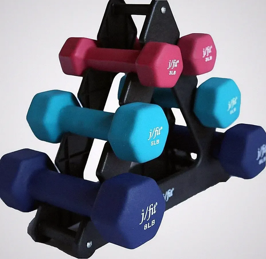 Dumbbell Pairs or Sets – Neoprene & Vinyl Coated Hand Weights for Home Gym, Stre