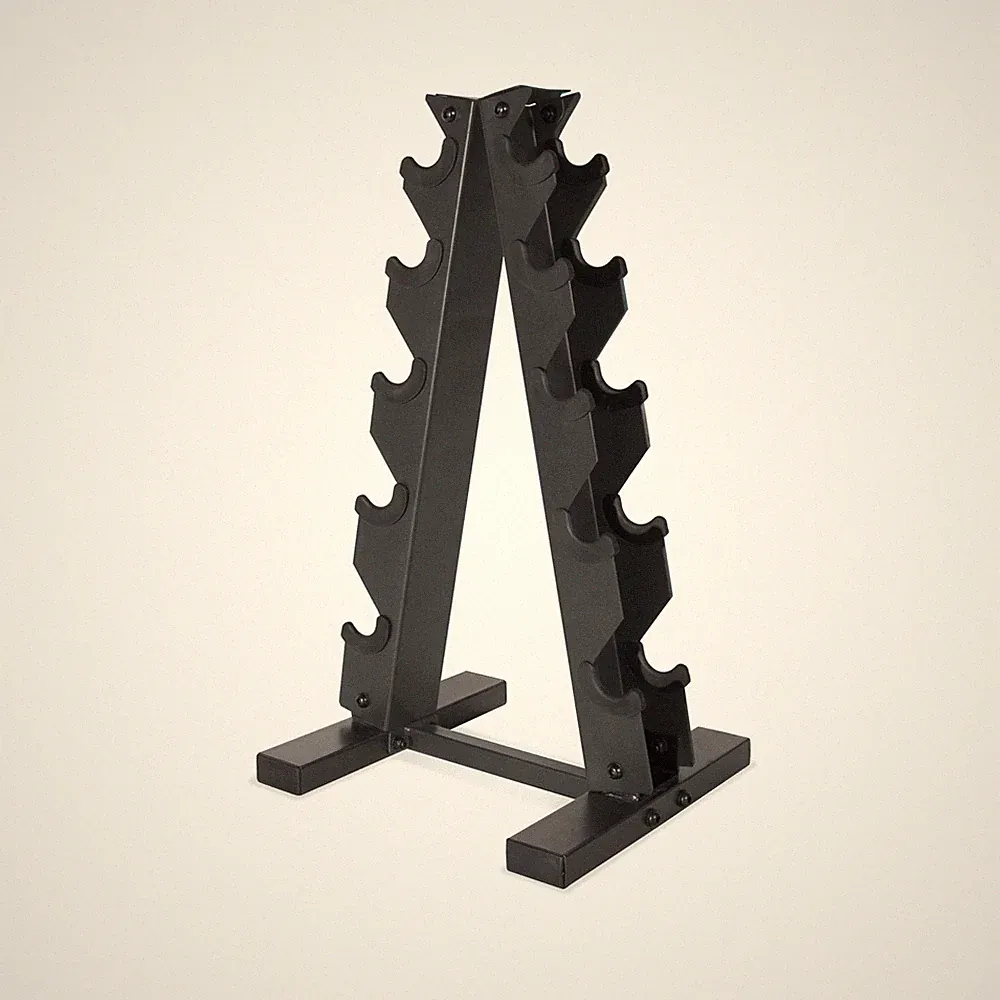 Dumbbell Rack A Frame Vertical Storage Carbon 26 x 14.5in 13 RK-12BIS