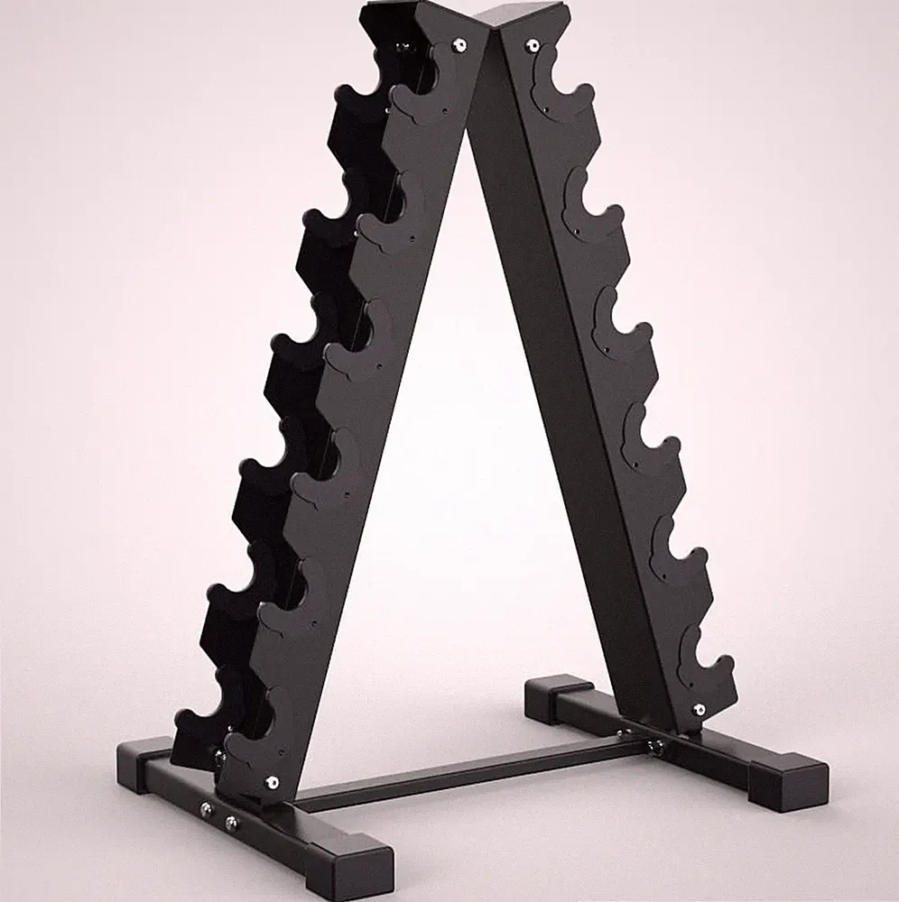 Dumbbell Rack Compact Weight Rack for Dumbbell, Kettlebell, Barbell, Heavy Du...