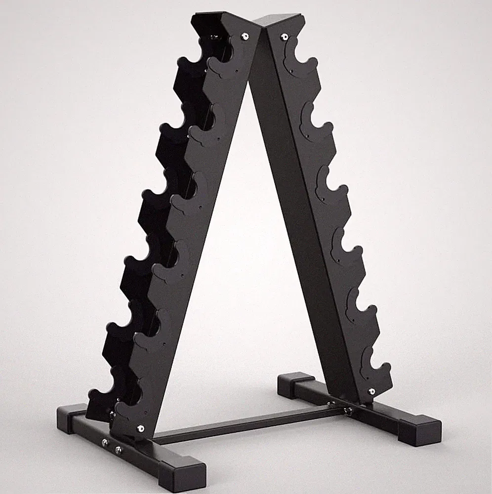Dumbbell Rack Compact Weight Rack for Dumbbell, Kettlebell, Barbell, Heavy Du...