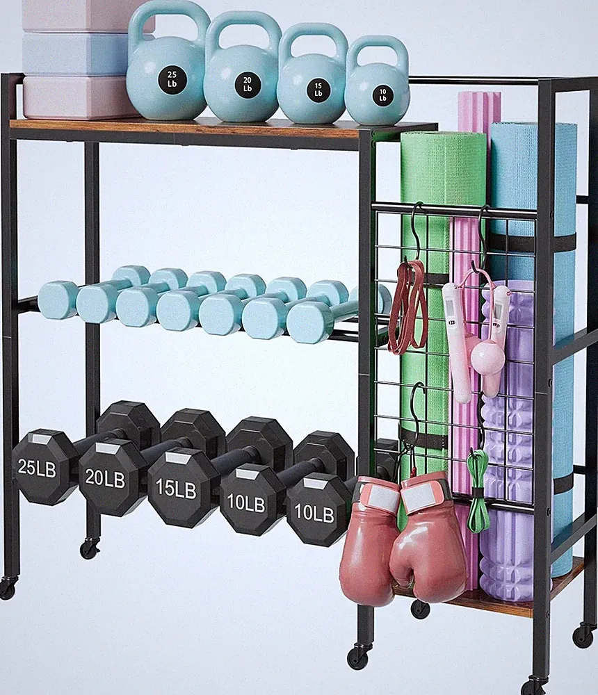 Dumbbell Rack, Gym Storage Rack, Weight Rack for Home Gym