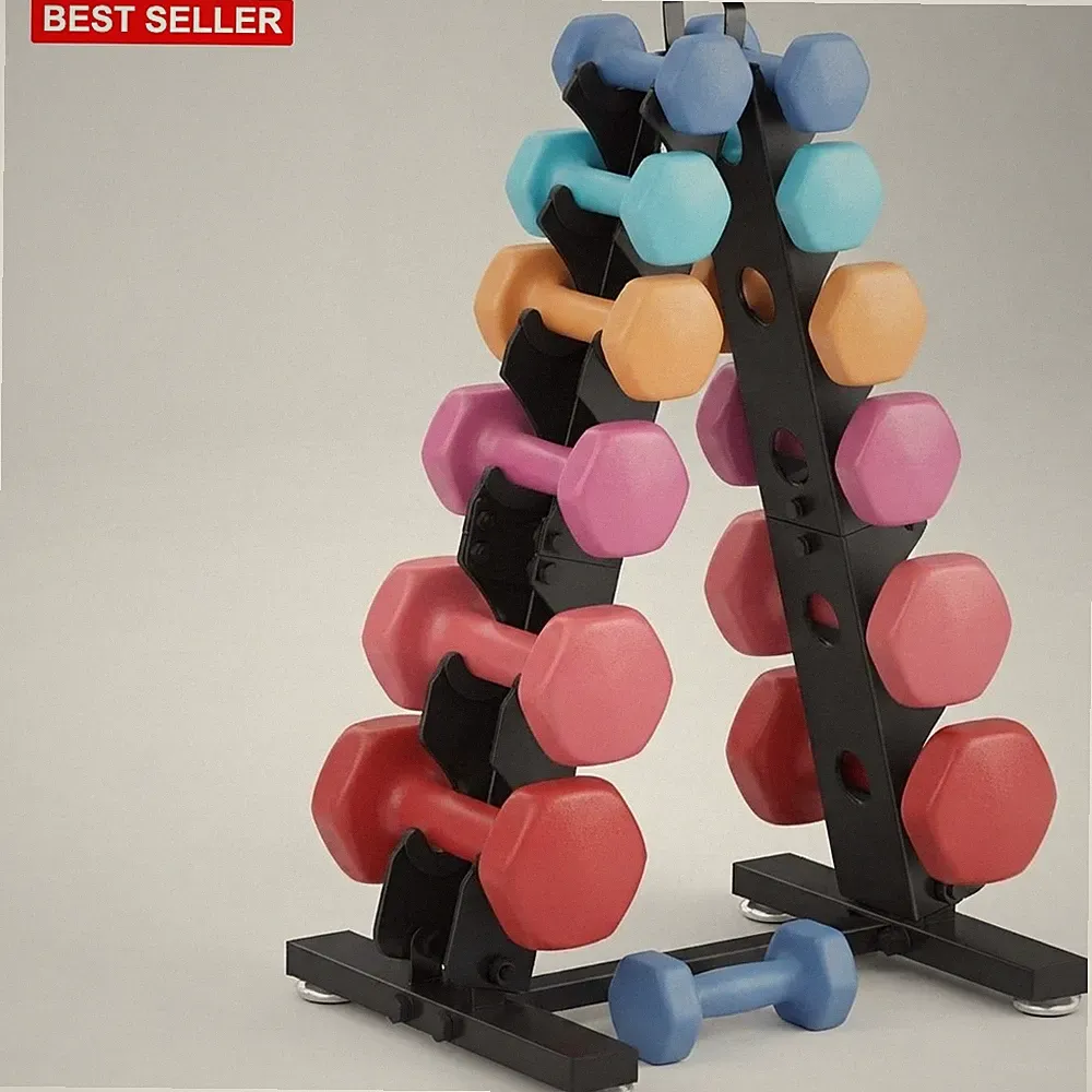 Dumbbell Rack Stand Multi Tier Adjustable Heavy Duty Storage Organizer Home Gym
