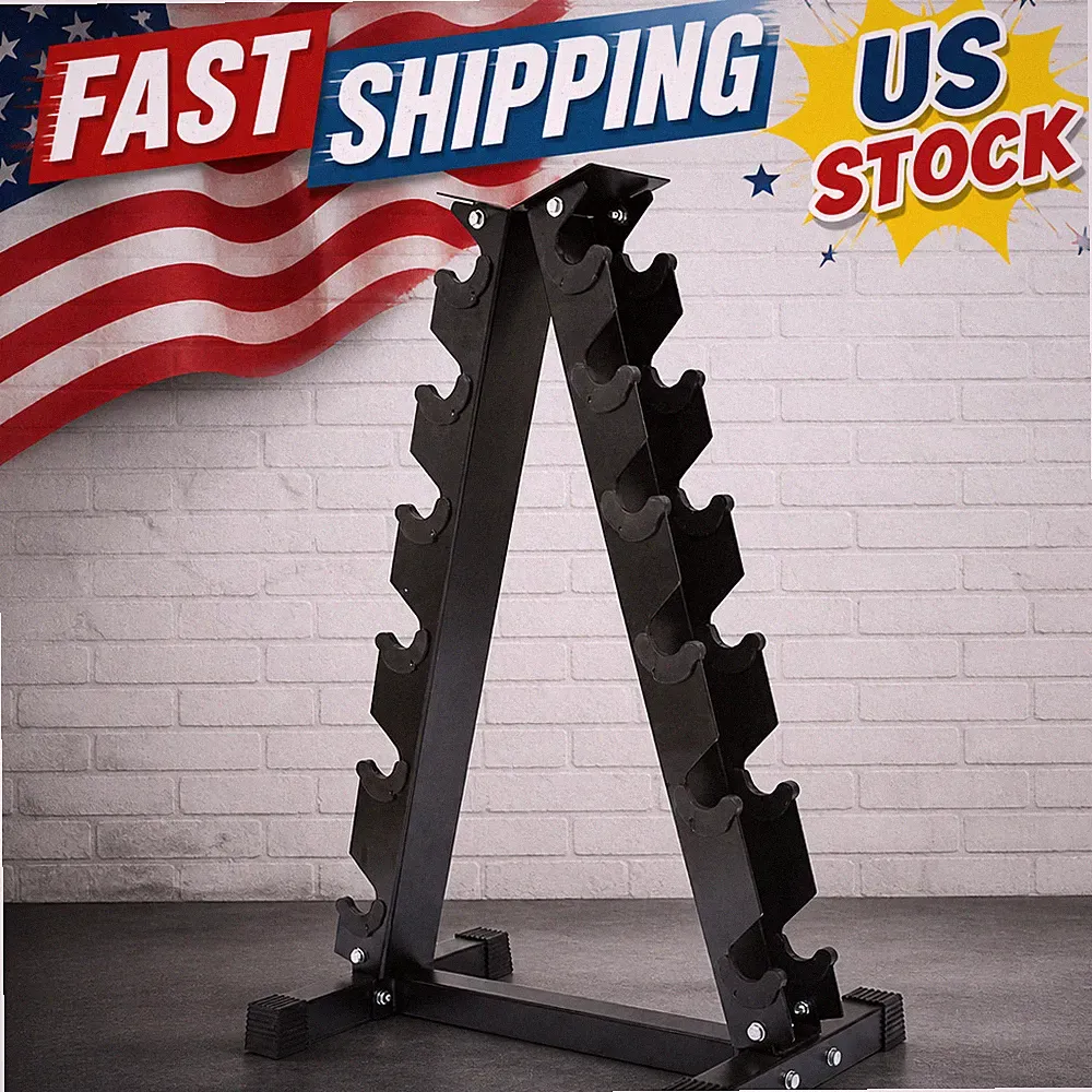 Dumbbell Rack Stand Only, Heavy Duty Steel a-Frame Weight Storage Rack for Home